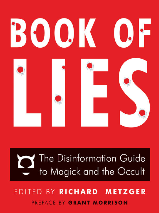 Title details for Book of Lies by Richard Metzger - Wait list